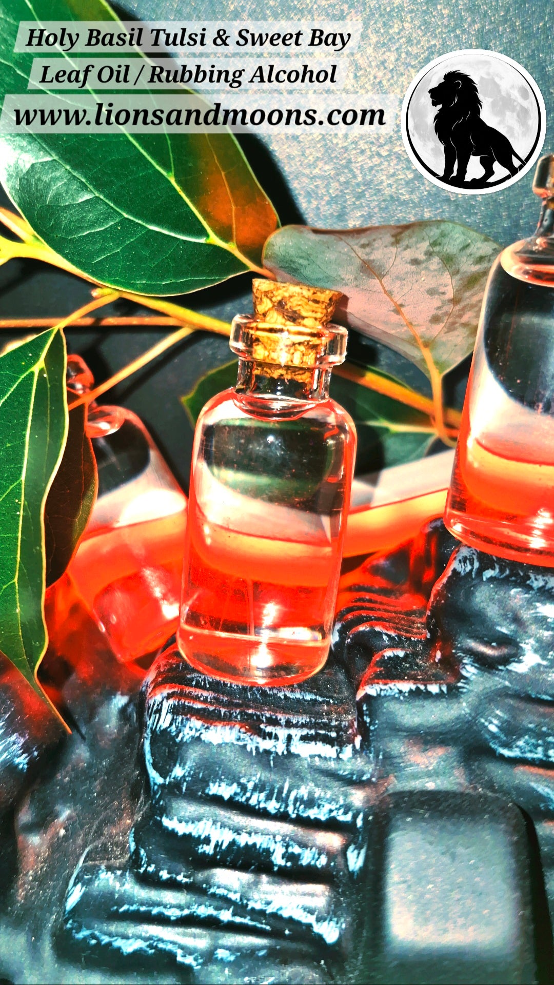 Holy Basil Tulsi & Sweet Bay Leaf Oil / Rubbing Alcohol 0.16 fl. oz